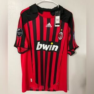 AC Milan Kaka 2006/07 Champions  Men’s Jersey Size XL (Fit)
